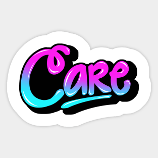 CARE 2 Sticker